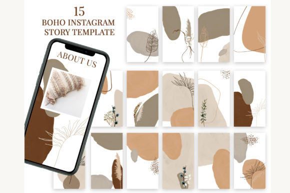 Download Boho Instagram Story Template - Instagram story Collection