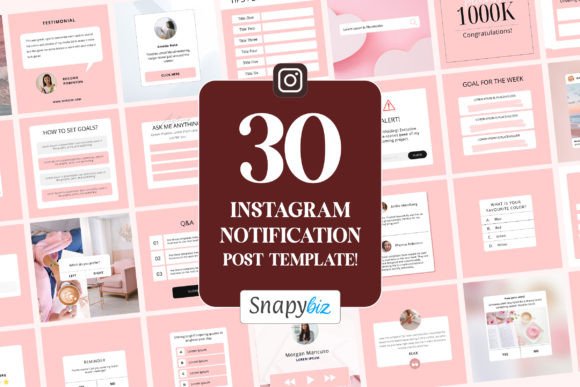 Download Instagram Notification Canva Templates - Instagram Collection