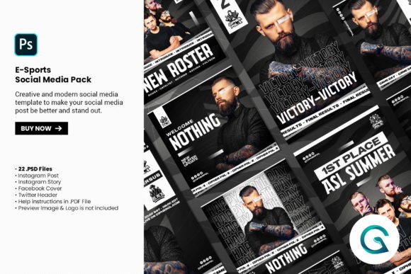 Download E-Sports Social Media Pack - Media pack Collection