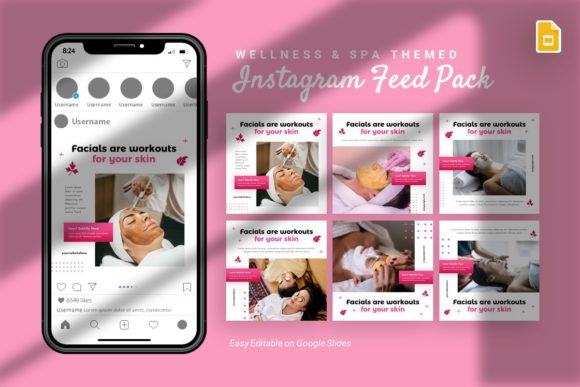 Download Instagram Feed - Wellness Google Slides - Instagram Collection