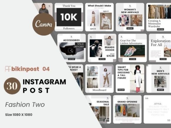Download Fashion Canva Instagram Post Template - Instagram Collection