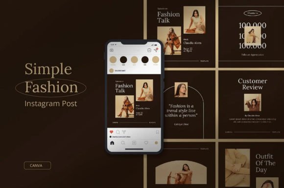 Download Fashion Instagram Template Canva - Instagram Collection