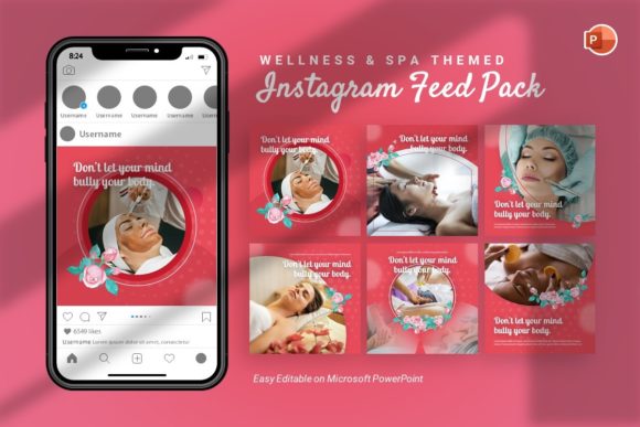 Download Instagram Feed - Wellness Template - Instagram Collection