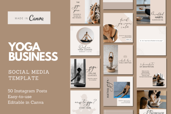 Download Yoga Minimalist Instagram Template - Instagram Collection