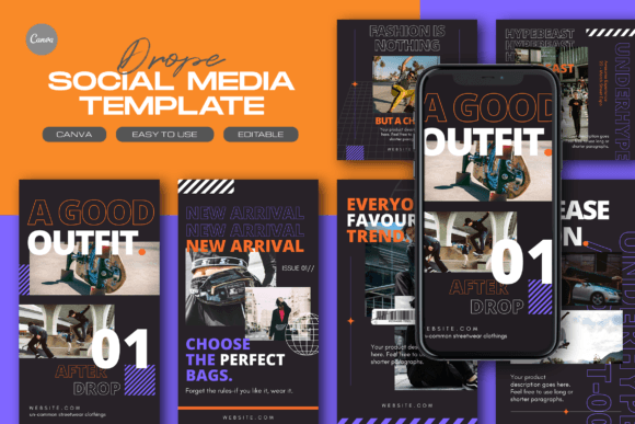 Download Drope Fashion Instagram Template - Instagram Collection