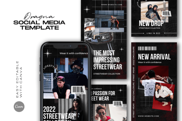 Download Dragna Hype Fashion Instagram Template - Instagram Collection
