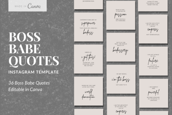 Download Boss Babe Quotes Instagram Template - Instagram Collection