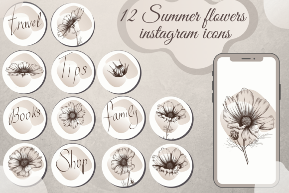 Download Flower Instagram Story Highlight Icons - Instagram story Collection