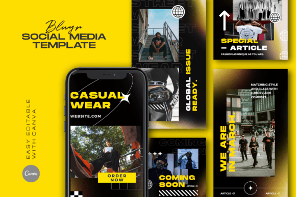 Download BLYUR Hype Fashion Instagram Template - Instagram Collection