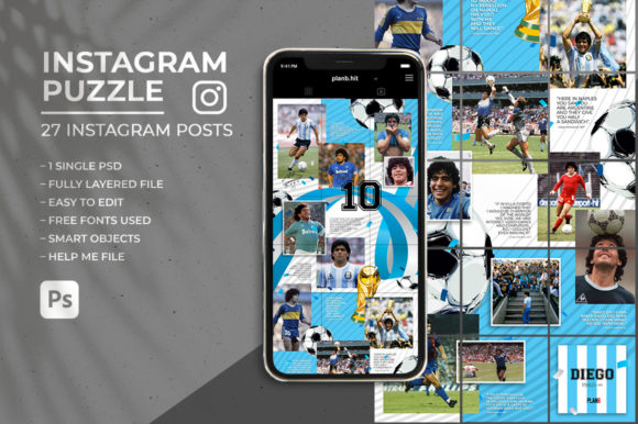 Download Diego Instagram Puzzle - Instagram Collection