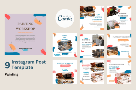 Download Painting Canva Instagram Post - Instagram Collection
