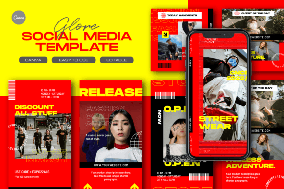 Download Glore Fashion Instagram Template - Instagram Collection