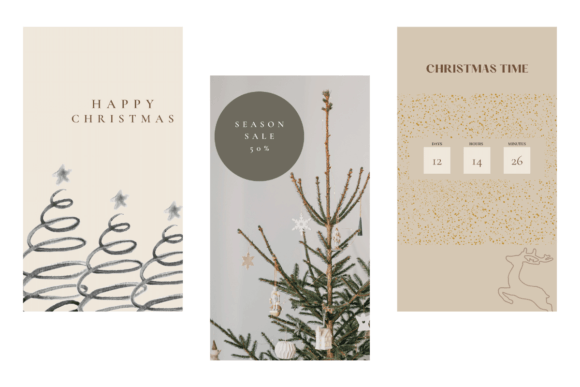 Download 30 Christmas Instagram STORY TEMPLATE - Instagram story Collection