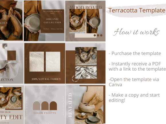Download 18 Terracotta Canva Instagram Templates - Instagram Collection