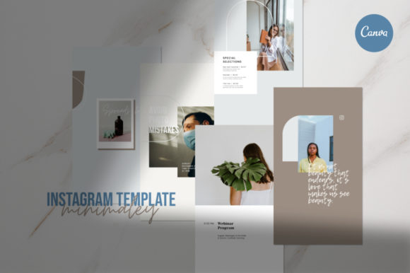 Download Canva Instagram Template - Minimaley - Instagram Collection