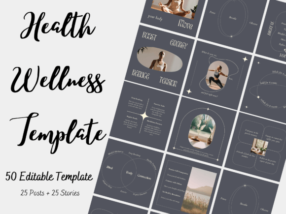 Download Health and Wellness Instagram Template - Instagram Collection