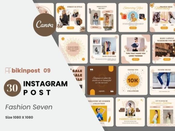 Download Fashion Canva Instagram Post Template - Instagram Collection