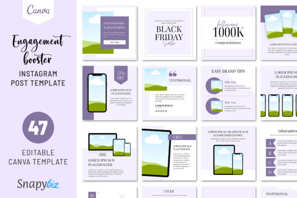 Download Engagement Booster Instagram Template - Instagram Collection